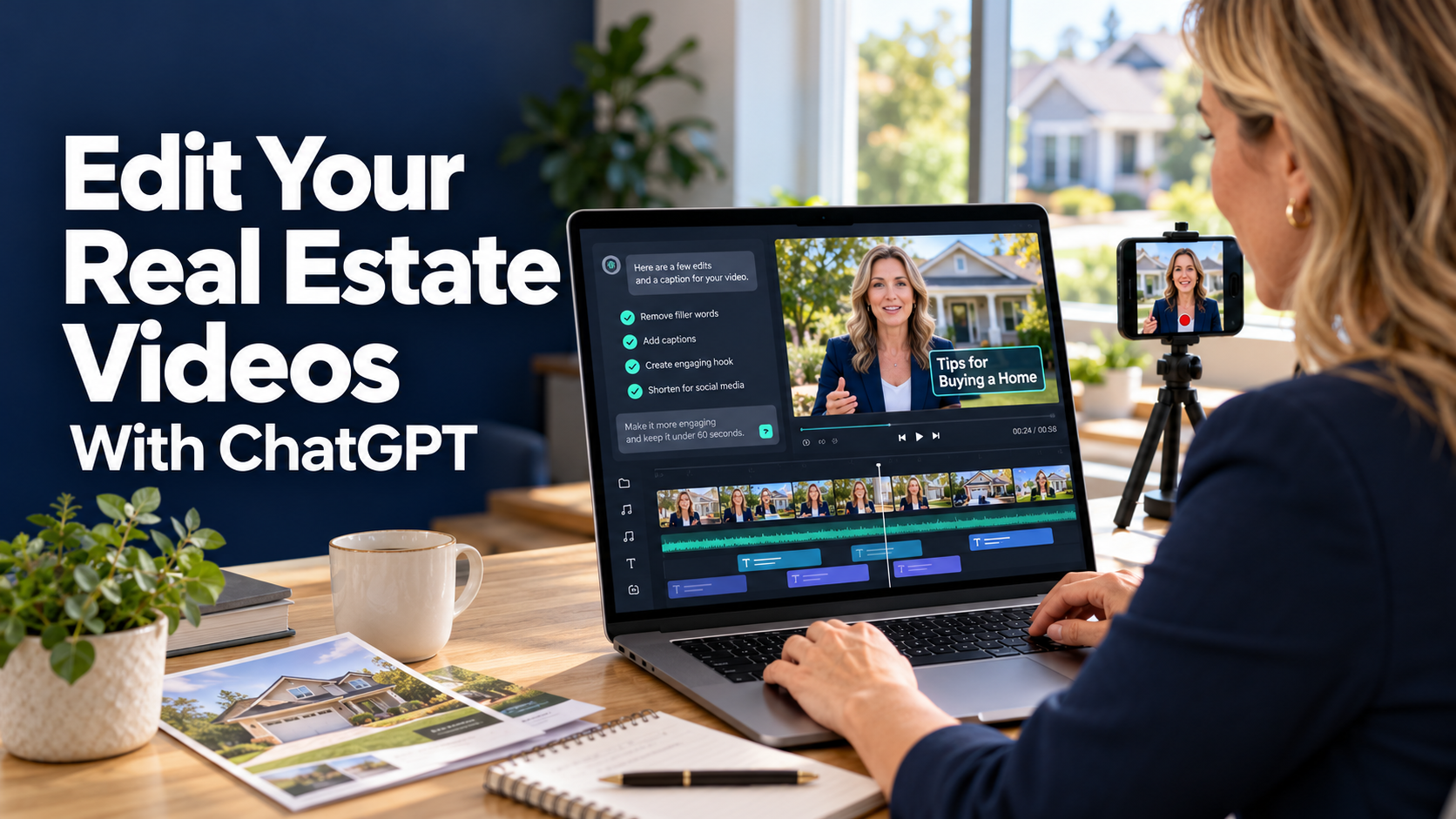 How Realtors Edit Their Own Videos With ChatGPT